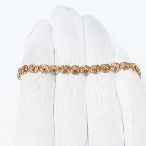 Золотой браслет плетение Фантазийное МАГНАТ МРоза Б040 фото